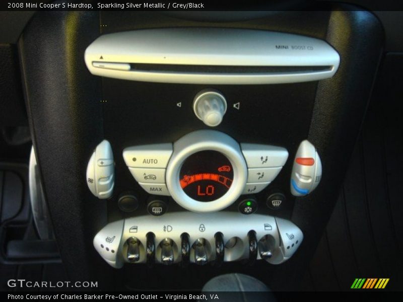 Sparkling Silver Metallic / Grey/Black 2008 Mini Cooper S Hardtop