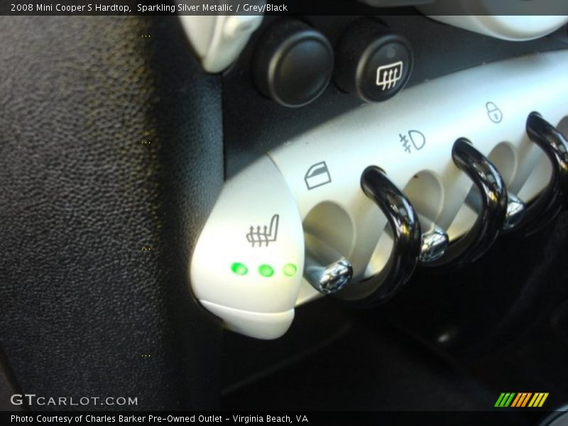 Sparkling Silver Metallic / Grey/Black 2008 Mini Cooper S Hardtop