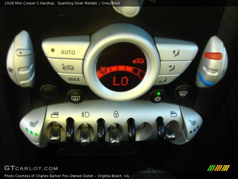 Sparkling Silver Metallic / Grey/Black 2008 Mini Cooper S Hardtop