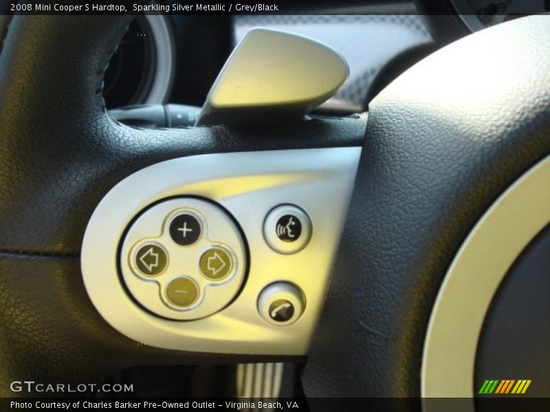 Sparkling Silver Metallic / Grey/Black 2008 Mini Cooper S Hardtop