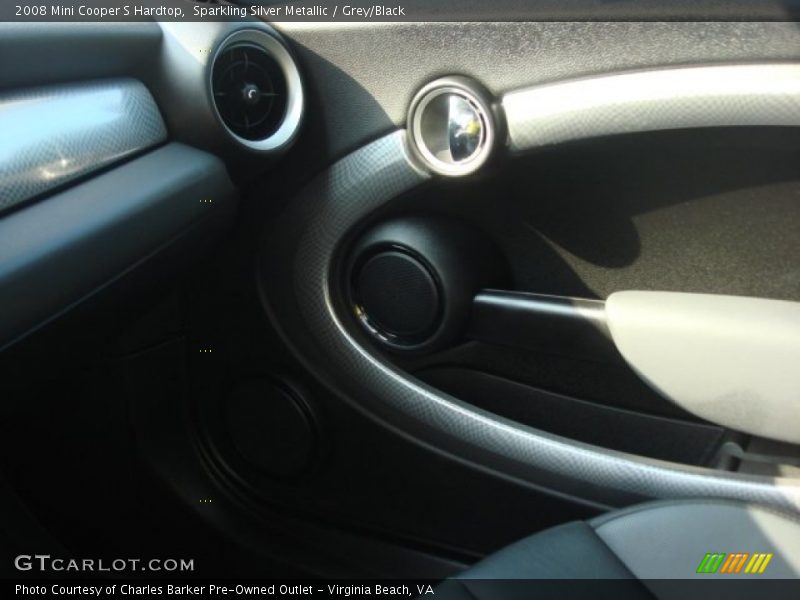 Sparkling Silver Metallic / Grey/Black 2008 Mini Cooper S Hardtop
