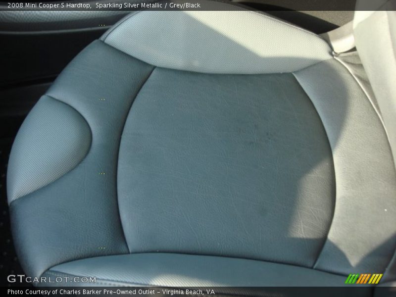 Sparkling Silver Metallic / Grey/Black 2008 Mini Cooper S Hardtop