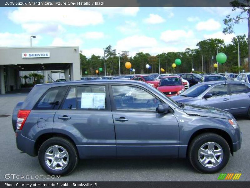 Azure Grey Metallic / Black 2008 Suzuki Grand Vitara