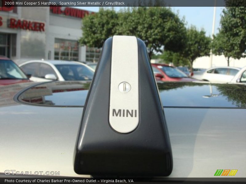 Sparkling Silver Metallic / Grey/Black 2008 Mini Cooper S Hardtop