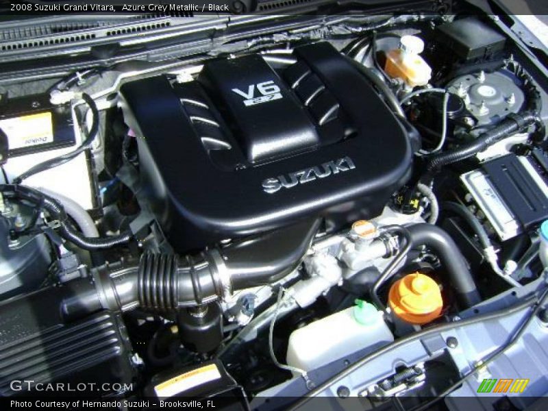 Azure Grey Metallic / Black 2008 Suzuki Grand Vitara