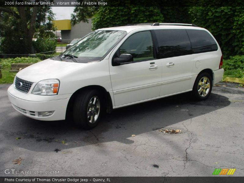 Vibrant White / Pebble Beige 2006 Ford Freestar Limited