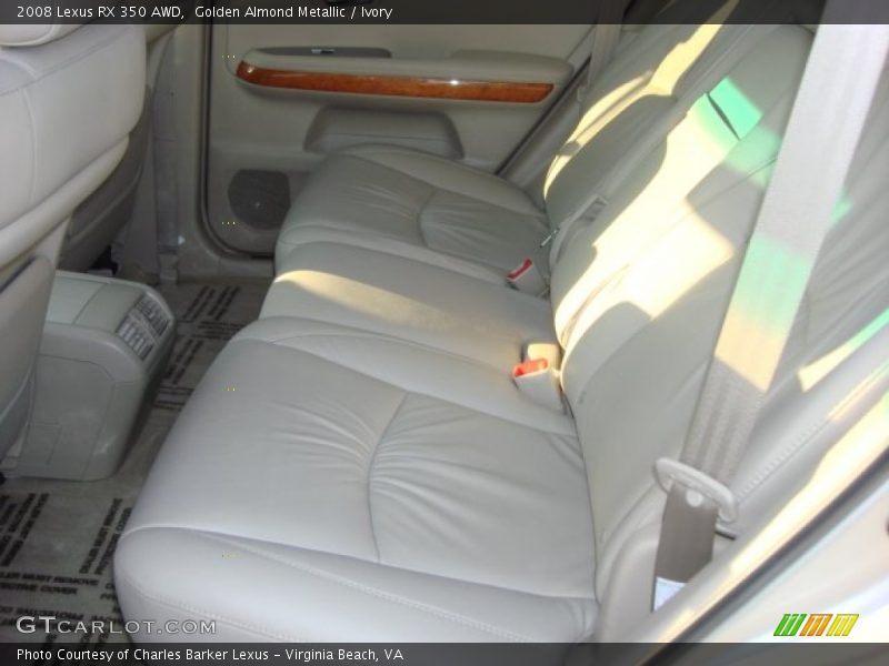 Golden Almond Metallic / Ivory 2008 Lexus RX 350 AWD