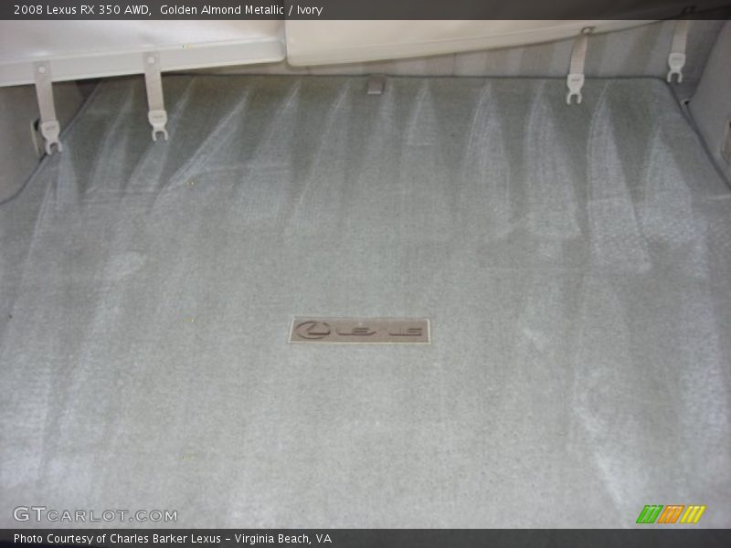 Golden Almond Metallic / Ivory 2008 Lexus RX 350 AWD