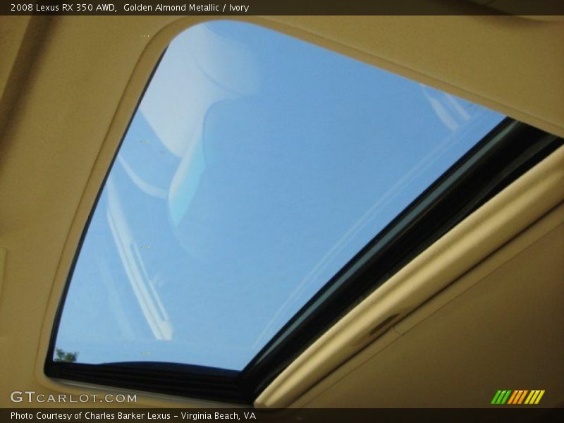 Golden Almond Metallic / Ivory 2008 Lexus RX 350 AWD