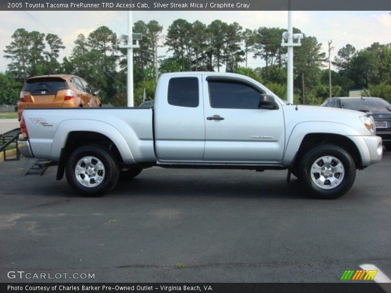 Silver Streak Mica / Graphite Gray 2005 Toyota Tacoma PreRunner TRD Access Cab