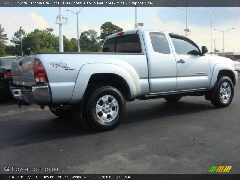 Silver Streak Mica / Graphite Gray 2005 Toyota Tacoma PreRunner TRD Access Cab