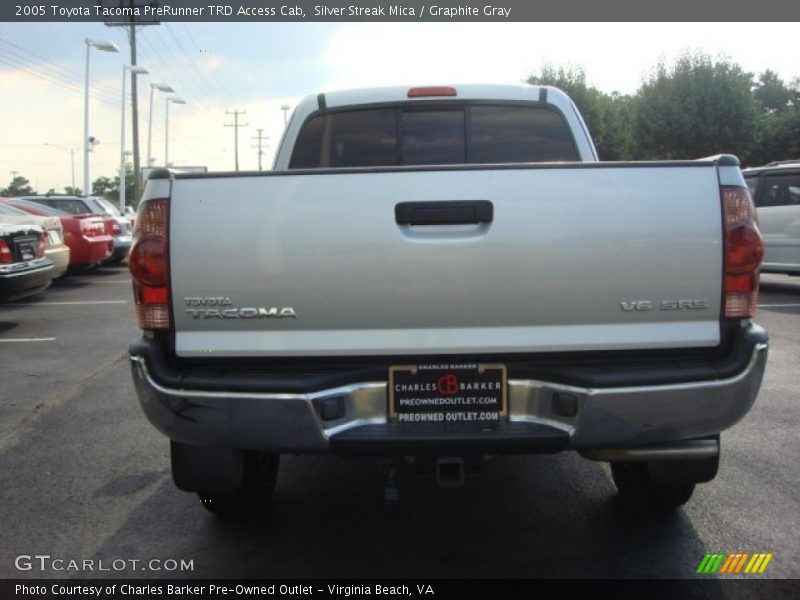 Silver Streak Mica / Graphite Gray 2005 Toyota Tacoma PreRunner TRD Access Cab