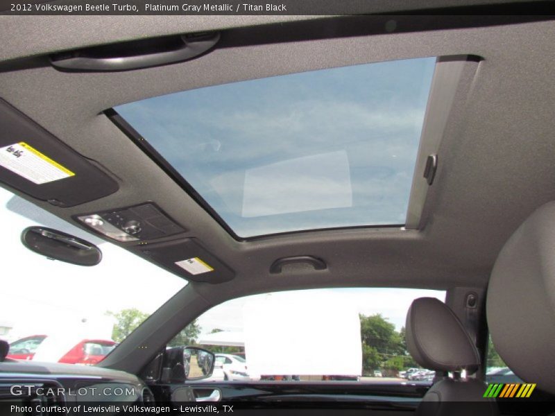 Platinum Gray Metallic / Titan Black 2012 Volkswagen Beetle Turbo