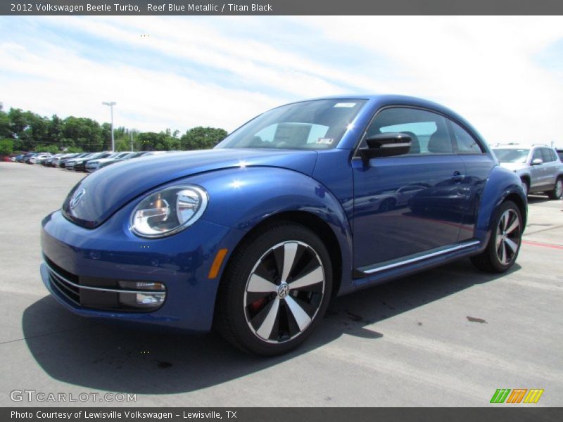 Reef Blue Metallic / Titan Black 2012 Volkswagen Beetle Turbo