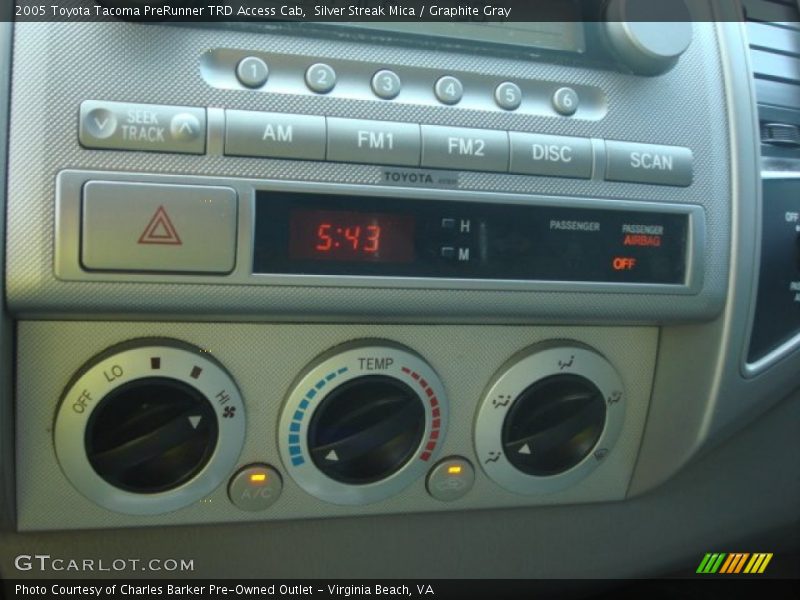 Silver Streak Mica / Graphite Gray 2005 Toyota Tacoma PreRunner TRD Access Cab