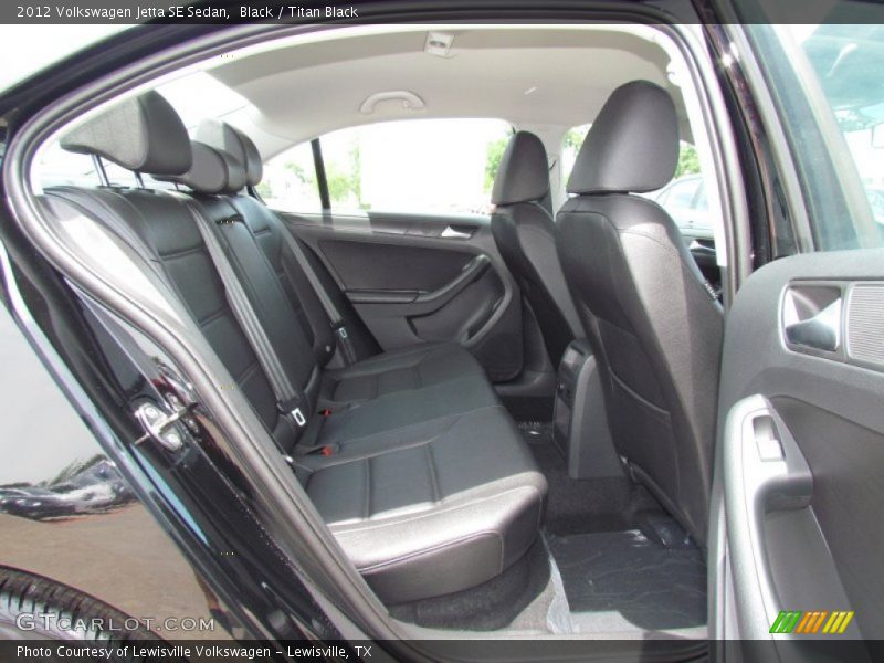 Black / Titan Black 2012 Volkswagen Jetta SE Sedan
