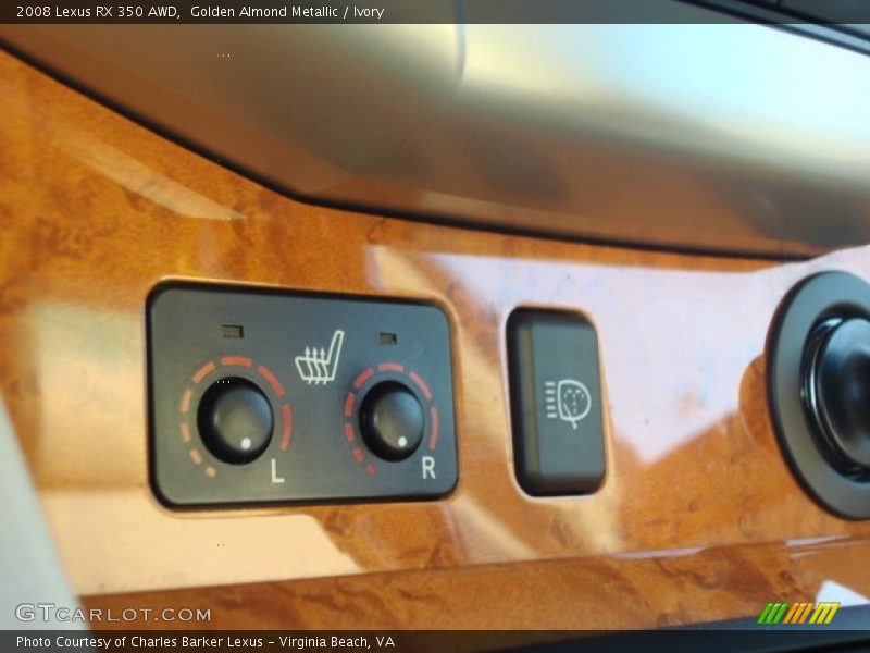 Golden Almond Metallic / Ivory 2008 Lexus RX 350 AWD