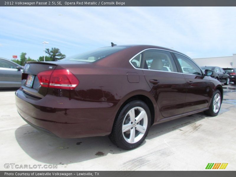 Opera Red Metallic / Cornsilk Beige 2012 Volkswagen Passat 2.5L SE