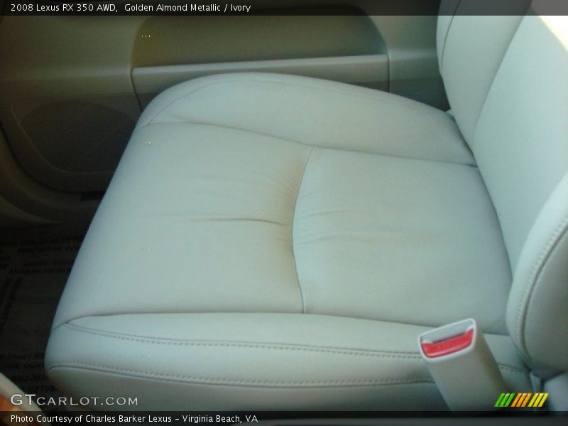 Golden Almond Metallic / Ivory 2008 Lexus RX 350 AWD