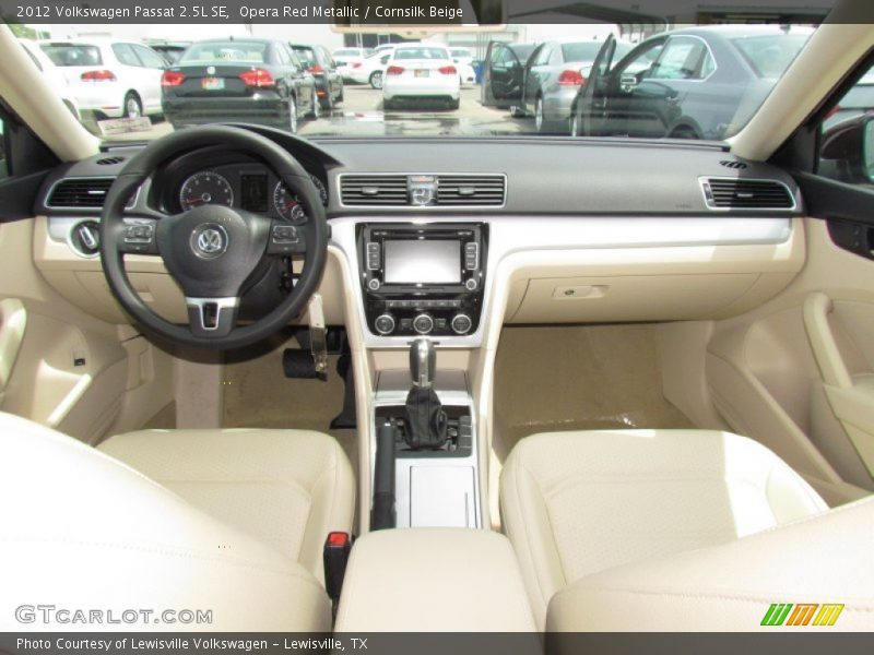 Opera Red Metallic / Cornsilk Beige 2012 Volkswagen Passat 2.5L SE