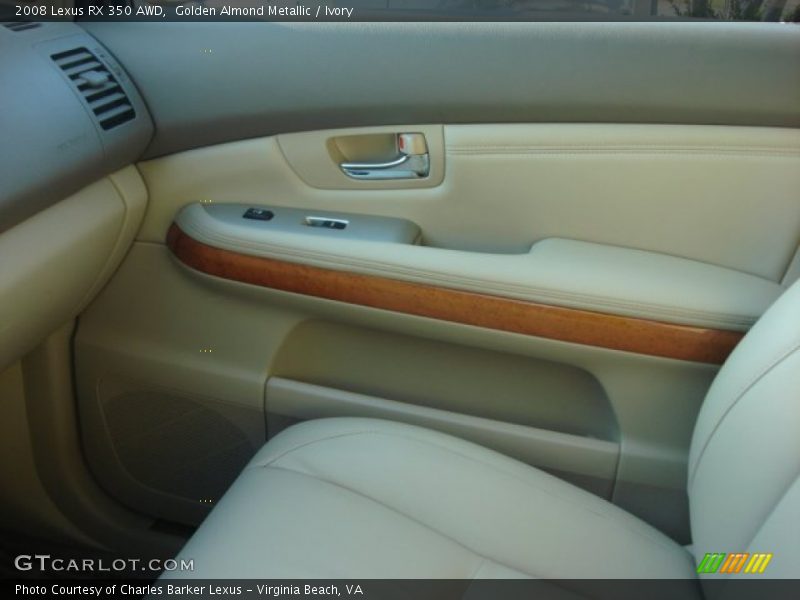 Golden Almond Metallic / Ivory 2008 Lexus RX 350 AWD