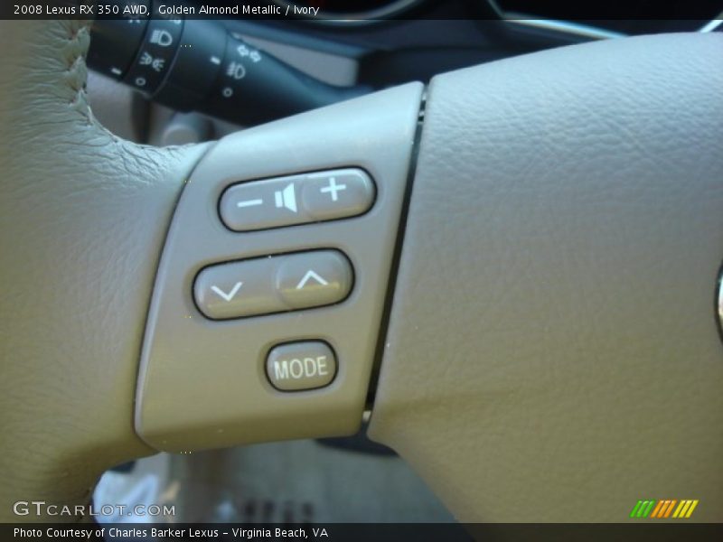 Golden Almond Metallic / Ivory 2008 Lexus RX 350 AWD