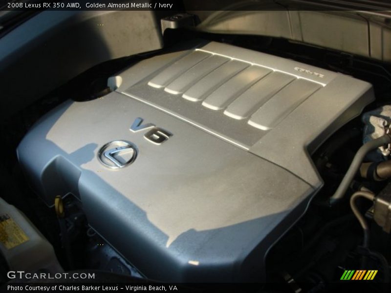 Golden Almond Metallic / Ivory 2008 Lexus RX 350 AWD