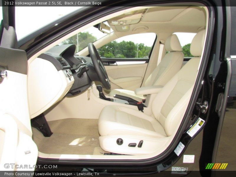 Black / Cornsilk Beige 2012 Volkswagen Passat 2.5L SE