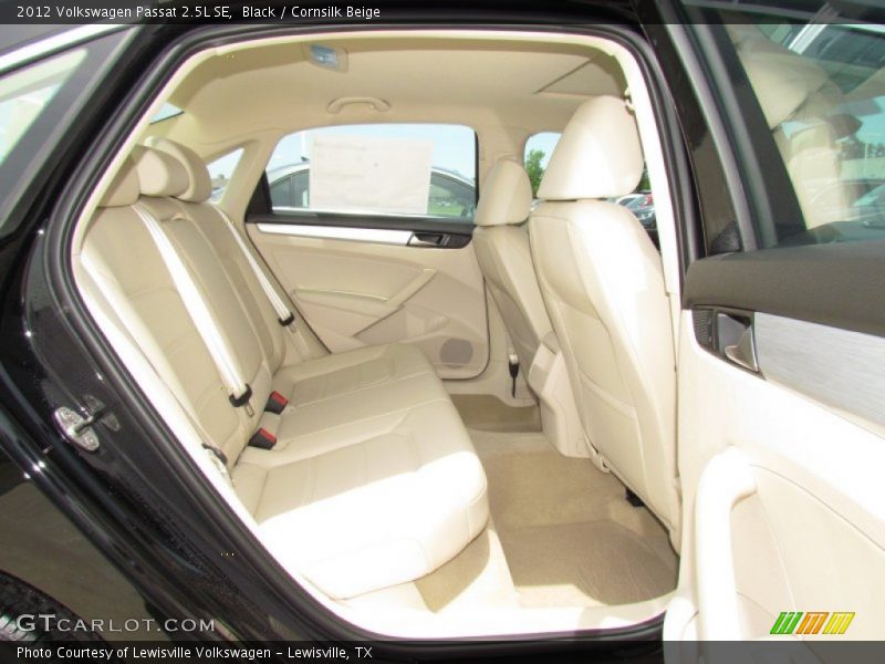 Black / Cornsilk Beige 2012 Volkswagen Passat 2.5L SE