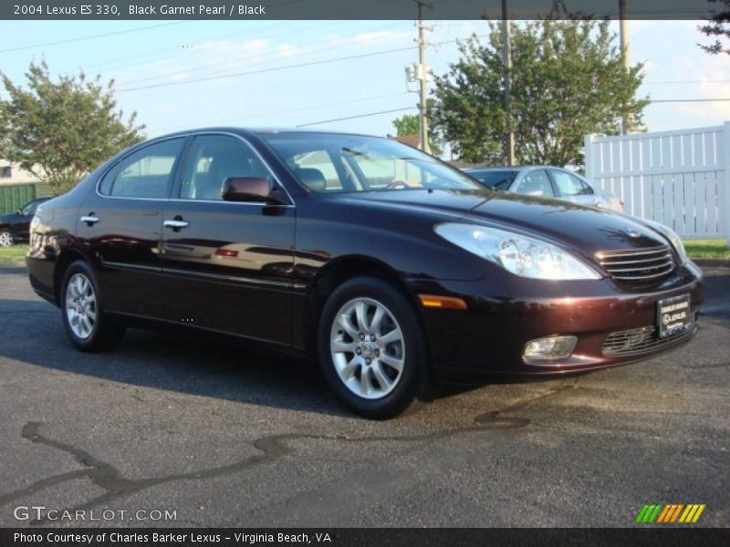 Black Garnet Pearl / Black 2004 Lexus ES 330