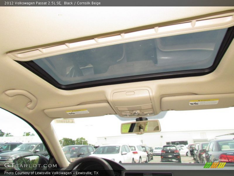 Black / Cornsilk Beige 2012 Volkswagen Passat 2.5L SE