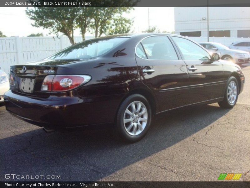 Black Garnet Pearl / Black 2004 Lexus ES 330