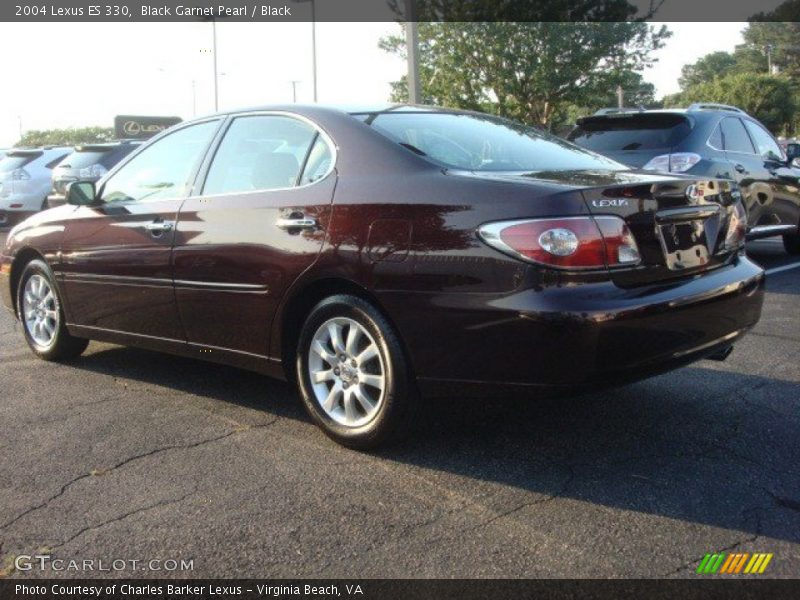 Black Garnet Pearl / Black 2004 Lexus ES 330