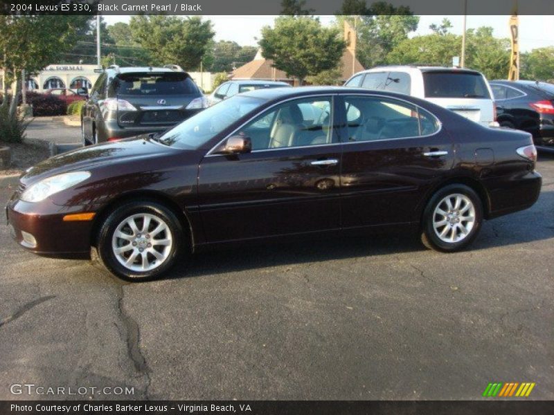 Black Garnet Pearl / Black 2004 Lexus ES 330