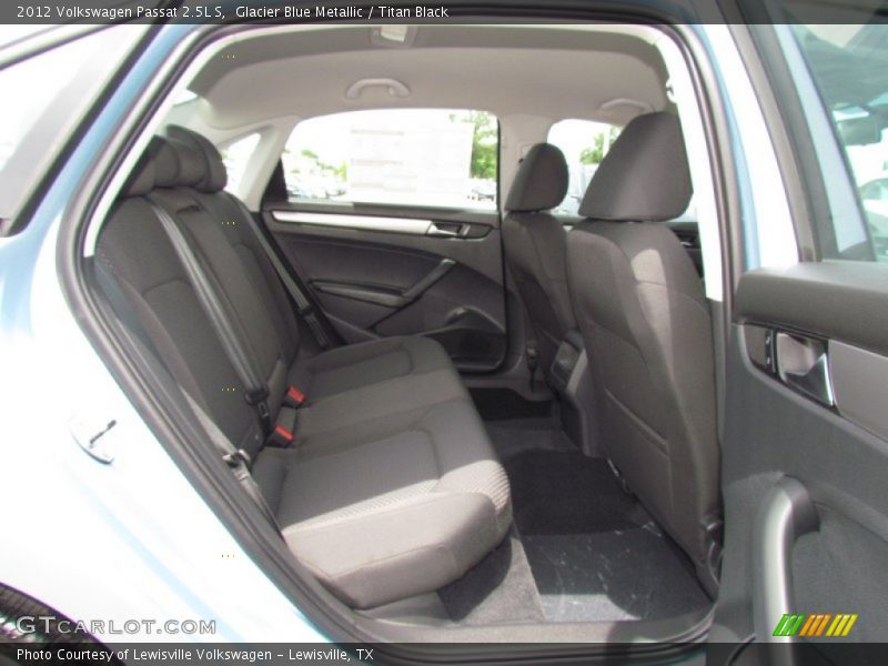 Glacier Blue Metallic / Titan Black 2012 Volkswagen Passat 2.5L S
