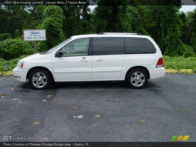 Vibrant White / Pebble Beige 2006 Ford Freestar Limited