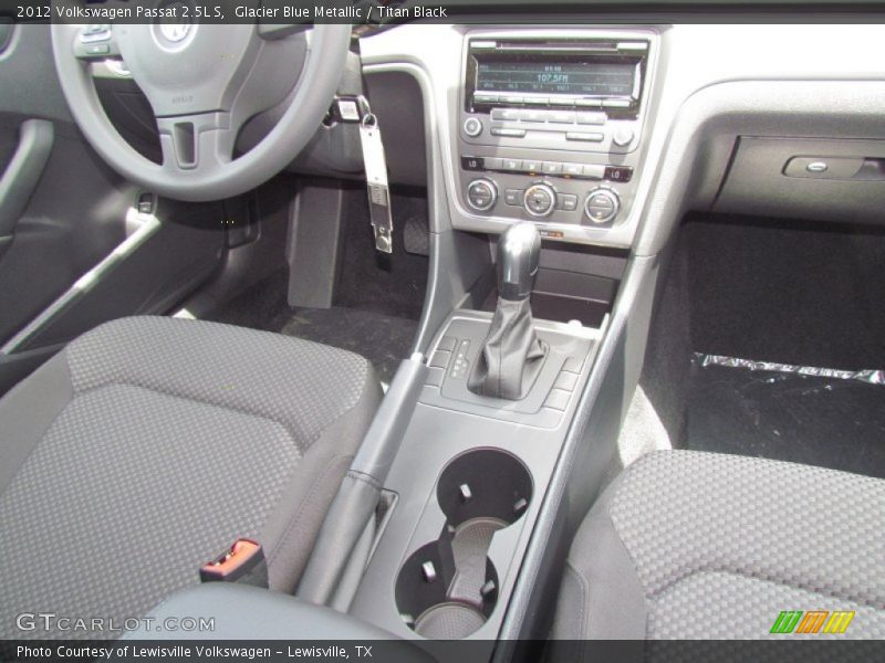 Glacier Blue Metallic / Titan Black 2012 Volkswagen Passat 2.5L S