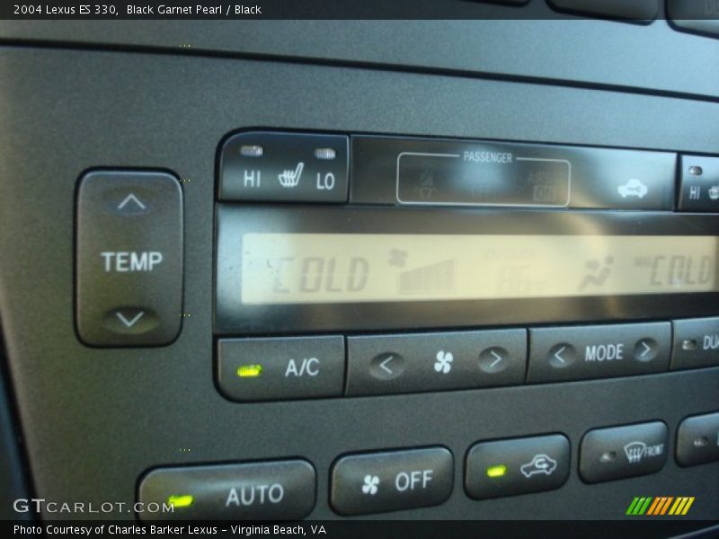 Black Garnet Pearl / Black 2004 Lexus ES 330