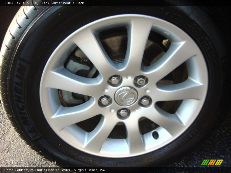 Black Garnet Pearl / Black 2004 Lexus ES 330