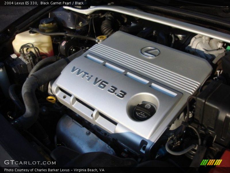 Black Garnet Pearl / Black 2004 Lexus ES 330