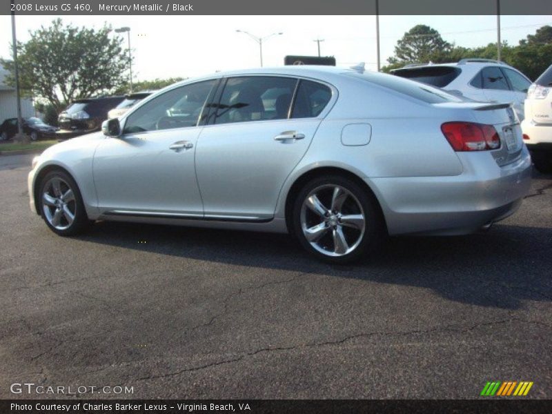 Mercury Metallic / Black 2008 Lexus GS 460