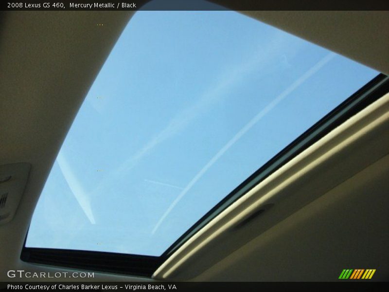 Mercury Metallic / Black 2008 Lexus GS 460