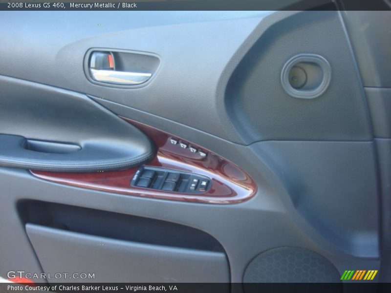 Mercury Metallic / Black 2008 Lexus GS 460