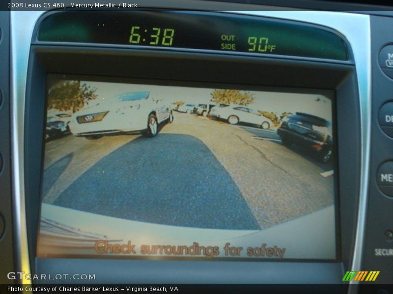 Mercury Metallic / Black 2008 Lexus GS 460