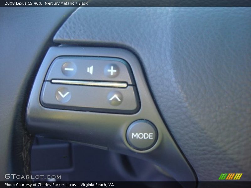 Mercury Metallic / Black 2008 Lexus GS 460