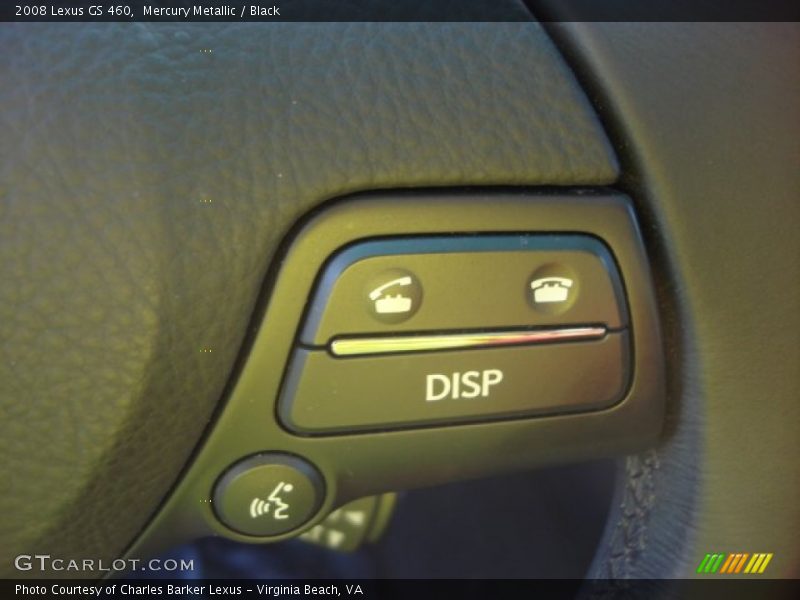 Mercury Metallic / Black 2008 Lexus GS 460