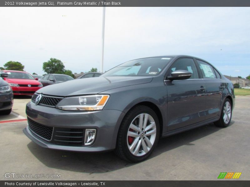 Platinum Gray Metallic / Titan Black 2012 Volkswagen Jetta GLI