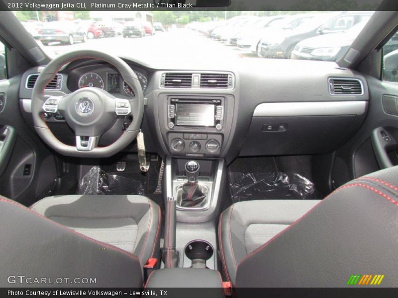 Platinum Gray Metallic / Titan Black 2012 Volkswagen Jetta GLI