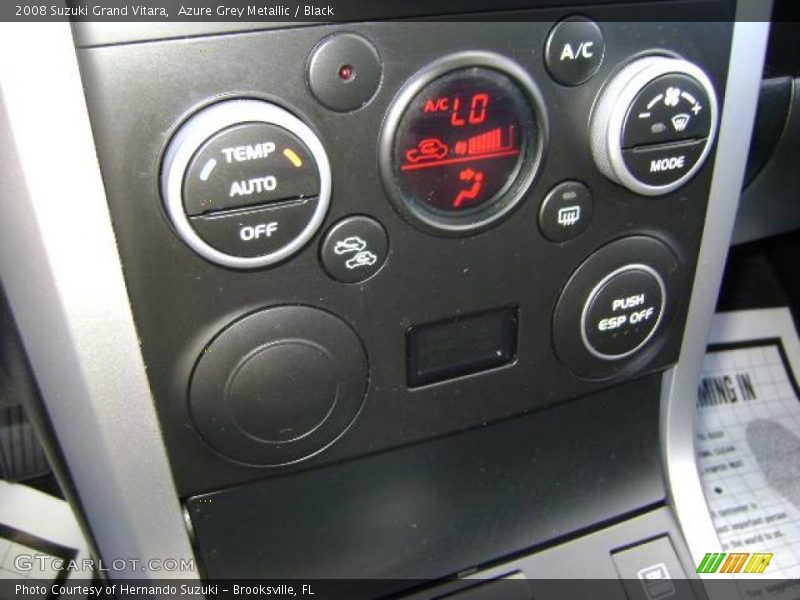 Azure Grey Metallic / Black 2008 Suzuki Grand Vitara