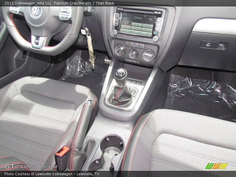Platinum Gray Metallic / Titan Black 2012 Volkswagen Jetta GLI